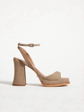 Vicenza x Anthropologie Strappy Suede Platform Heels size 7